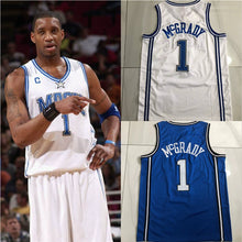 Load image into Gallery viewer, Fully embroidered Magic No. 1 McGrady jersey retro AU basketball uniform Hardaway shorts men and women sports vest trend
