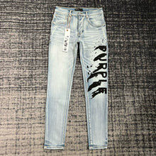 Load image into Gallery viewer, Purple brand men&#39;s trendy brand new anti-aging slim casual jeans
