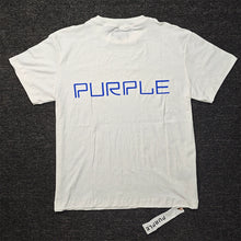 Load image into Gallery viewer, Trendy brand Purple brand men&#39;s trendy brand new casual loose cotton short sleeves
