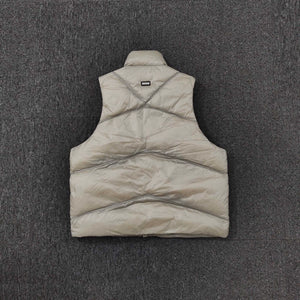 REP 2022FW zip-up goose down-vest 鹅绒 保暖羽绒马甲