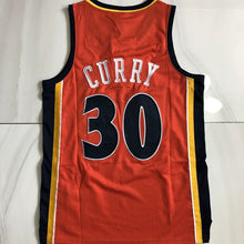 Load image into Gallery viewer, Fully embroidered Golden State No. 30 Curry jersey retro tram yellow AU embroidered basketball uniform men&#39;s and women&#39;s vests and shorts
