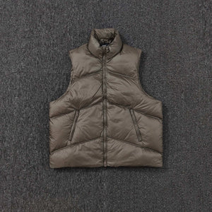 REP 2022FW zip-up goose down-vest 鹅绒 保暖羽绒马甲