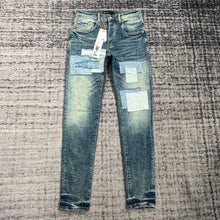 Load image into Gallery viewer, Purple bran  Men&#39;s Trendy Brand New Anti-Aging Slim Casual Jeans
